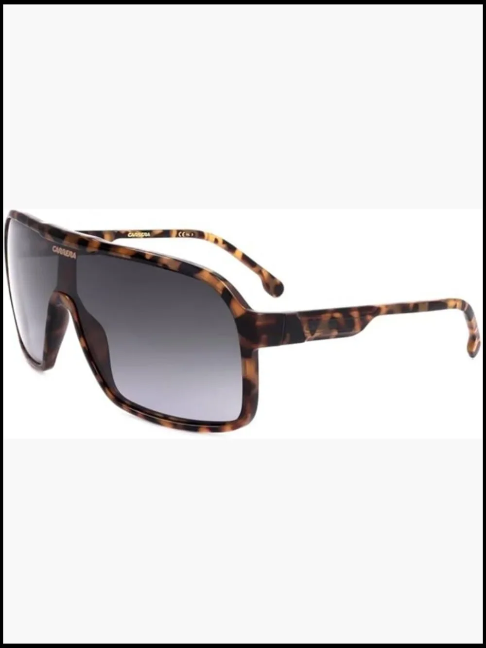 Carrera Shield Sunglasses Men's Rectangular Frame